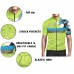 Alpine Bikes Slim Fit Cycling Jersey Fluo Yellow